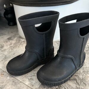 UGG Black Kids Rain & Snow Boots